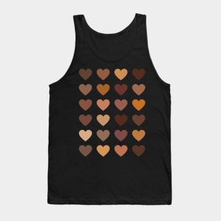 Melanin hearts Tank Top